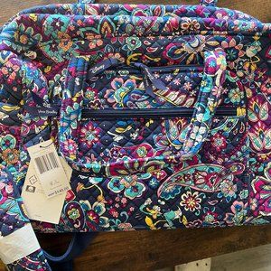 Vera Bradley Disney Floral Quilted Travel Bag